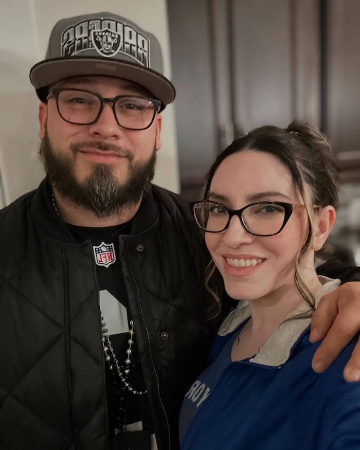 vanessa with husband